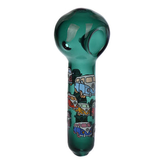 Pulsar Greatest Hits Series Glow Herb Pipe Duo / 10" / 14mm F - Horny Stoner