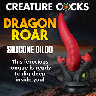 Creature Cocks Dragon Roar Silicone Dildo - Horny Stoner