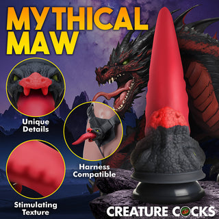 Creature Cocks Dragon Roar Silicone Dildo - Horny Stoner