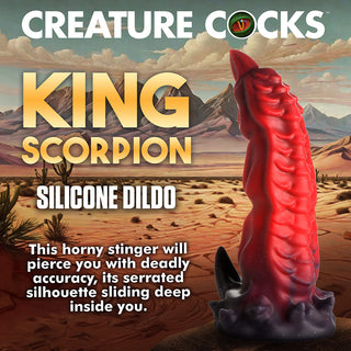 Creature Cocks King Scorpion Silicone Dildo - Horny Stoner