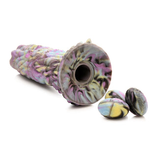 Creature Cocks Dragon Spawn Dragon Ovipositor Silicone Dildo with Eggs - Horny Stoner