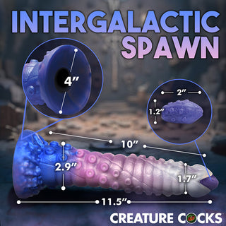 Creature Cocks Tenta-Queen Ovipositor Silicone Dildo with Eggs - Horny Stoner