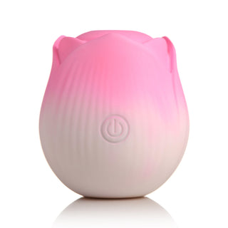 Bloomgasm Pulsing Petals Throbbing Rose Stimulator Pink - Horny Stoner