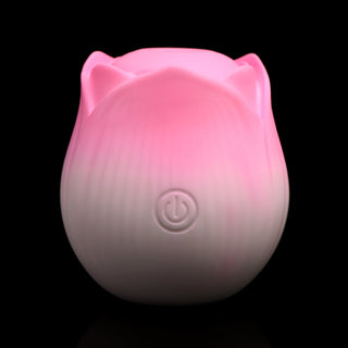 Bloomgasm Pulsing Petals Throbbing Rose Stimulator Pink - Horny Stoner