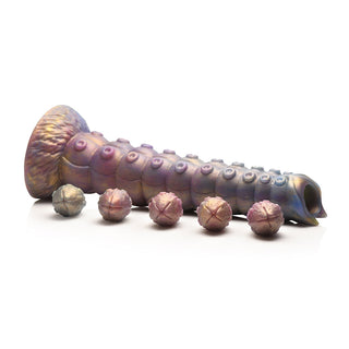Creature Cocks Deep Invader Tentacle Ovipositor Silicone Dildo with Eggs - Horny Stoner