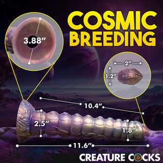 Creature Cocks Deep Invader Tentacle Ovipositor Silicone Dildo with Eggs - Horny Stoner