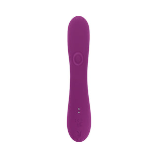 Playboy Busy Bunny Rechargeable Dual Stimulator Vibrator Silicone Wild Aster - Horny Stoner