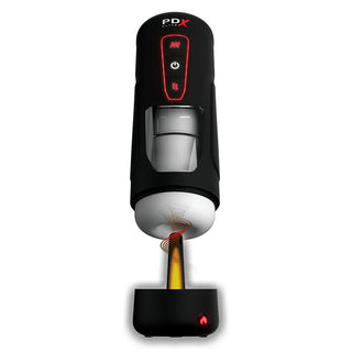 PDX Elite Milk Me Hotter Rechargeable Vibrating Hands-Free Automatic Stroker