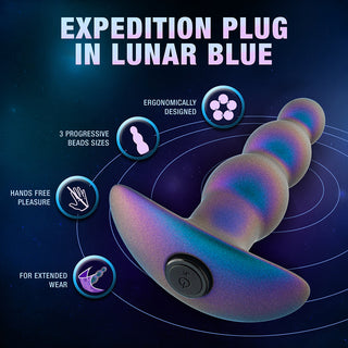 Anal Adventures Matrix Expedition Plug Lunar Blue - Horny Stoner