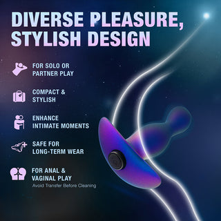 Anal Adventures Matrix Odyssey Prostate Stimulator Space Age Blue - Horny Stoner