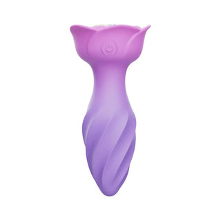 Adam & Eve Rotating Rose Plug - Horny Stoner