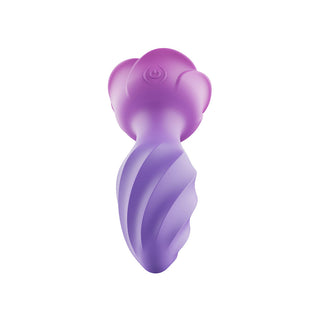 Adam & Eve Rotating Rose Plug - Horny Stoner