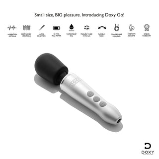 Doxy Go Travel-Sized Wand Massager - Horny Stoner