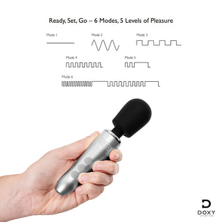 Doxy Go Travel-Sized Wand Massager - Horny Stoner