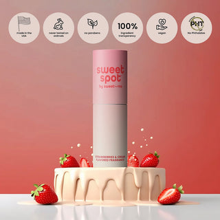 Sweetums Sweet Spot Flavored Fragrance Strawberries and Cream - Horny Stoner