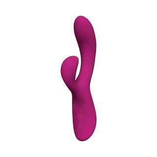 Blush Quinn Rabbit Vibrator Burgundy - Horny Stoner