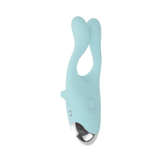 Evolved Couples Therapy Rechargeable Silicone Flexible Arm Tapping Finger Vibrator Mint - Horny Stoner