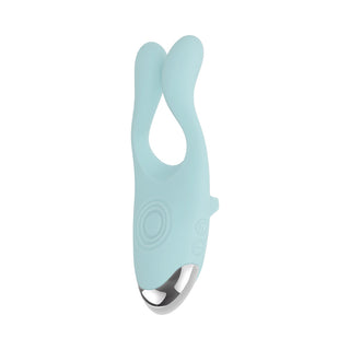 Evolved Couples Therapy Rechargeable Silicone Flexible Arm Tapping Finger Vibrator Mint - Horny Stoner