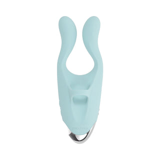 Evolved Couples Therapy Rechargeable Silicone Flexible Arm Tapping Finger Vibrator Mint - Horny Stoner