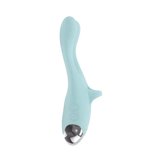 Evolved Couples Therapy Rechargeable Silicone Flexible Arm Tapping Finger Vibrator Mint - Horny Stoner