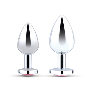 b-Vibe Jewel Metal Training Plug Set - Horny Stoner