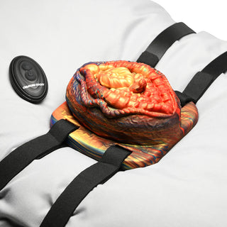 Creature Cocks Hell's Angel Remote Control Vibrating Silicone Grinder With Straps