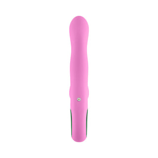 FemmeFunn Pallina Rechargeable Triple Action Thumping Rabbit Vibrator With Triple Ball Rotating External Stimulator