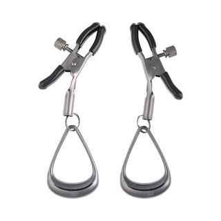 Sportsheets Velvet Noir Tuggable Nipple Clamps - Horny Stoner
