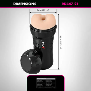 PDX Extreme Wet Bussies Super Bangin' Butthole Self Lubricating Stroker