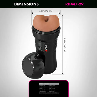 PDX Extreme Wet Bussies Super Bangin' Butthole Self Lubricating Stroker