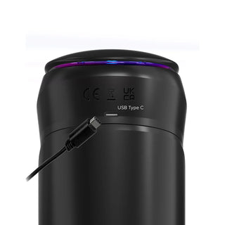 PDX Elite Moto-Bator Pro Rechargeable Thrusting Vibrating Stroker With Travel Lock