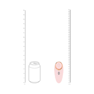 LoveLine Aurie AirTapTech Rechargeable Vibrator With Two Interchangeable Heads