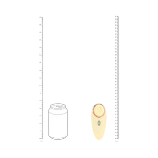 LoveLine Aurie AirTapTech Rechargeable Vibrator With Two Interchangeable Heads