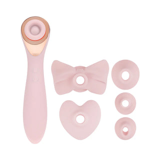 LoveLine Darling AirTapTech Rechargeable Suction Dual-Ended Stimulator With Insertable Vibrating Handle