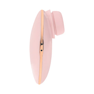 LoveLine Dreamsicle AirTapTech Rechargeable Vibrator With Two Interchangeable Heads And Charging Case