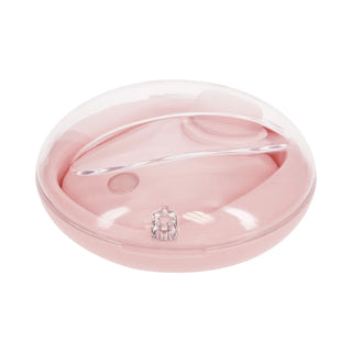 LoveLine Dreamsicle AirTapTech Rechargeable Vibrator With Two Interchangeable Heads And Charging Case