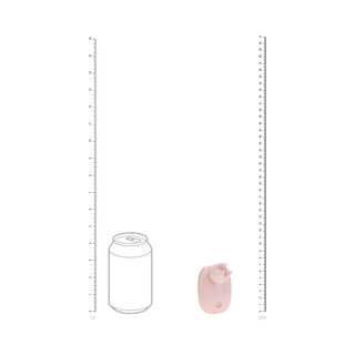 LoveLine Dreamsicle AirTapTech Rechargeable Vibrator With Two Interchangeable Heads And Charging Case