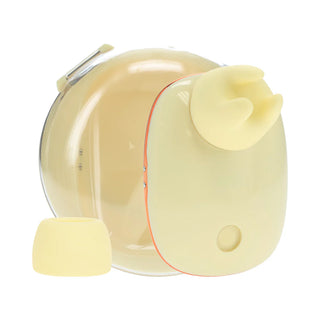 LoveLine Dreamsicle AirTapTech Rechargeable Vibrator With Two Interchangeable Heads And Charging Case