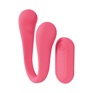 LoveLine FlexEase Dual-ended Remote-Controlled Flexible Silicone Rechargeable Wearable Vibrator
