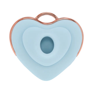 LoveLine Luvie AirTapTech Rechargeable Heart Shaped Waterproof Sucking And Tapping Vibrator