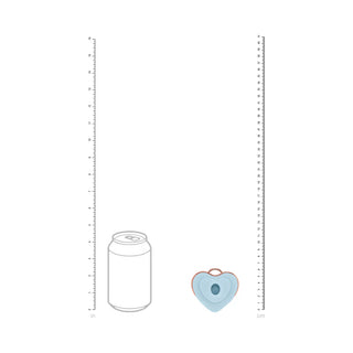 LoveLine Luvie AirTapTech Rechargeable Heart Shaped Waterproof Sucking And Tapping Vibrator