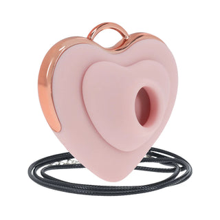 LoveLine Luvie AirTapTech Rechargeable Heart Shaped Waterproof Sucking And Tapping Vibrator