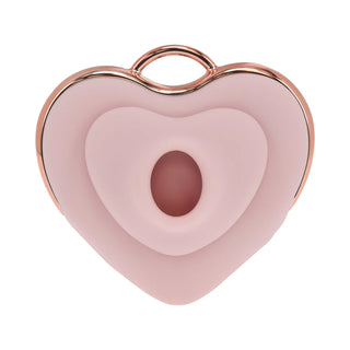 LoveLine Luvie AirTapTech Rechargeable Heart Shaped Waterproof Sucking And Tapping Vibrator