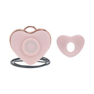 LoveLine Luvie AirTapTech Rechargeable Heart Shaped Waterproof Sucking And Tapping Vibrator