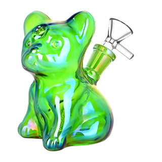 French Bulldog Glass Water Pipe - 4.25" / 14mm F - Horny Stoner