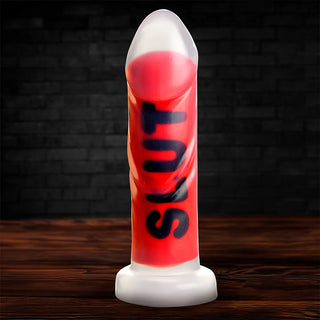 Master Series SLUT Silicone Girthy Harnessable Dildo With Suction Cup