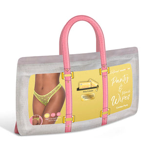 Magic Silk High Leg High Waist Micro Tanga Panty With Sweetums Pina Colada Flavored Wipes