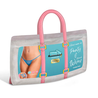 Magic Silk Open Back Panty With Sweetums Cinnamon Bun Flavored Wipes