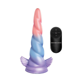 Creature Cocks Deluxe Dream Rider Vibrating Unicorn Silicone Dildo - Horny Stoner