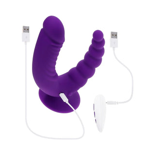 Evolved The Rider Rechargeable Double Silicone Rechargeable Vibrator